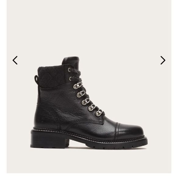 FRYE Samantha Hiker Combat Boots 8.5 - Picture 1 of 13